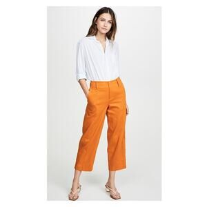 Vince Cropped Trousers in Sienna Orange Sz.4